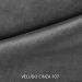Kit 2 Poltrona Fortaleza Veludo Cinza Base em Metal Preto