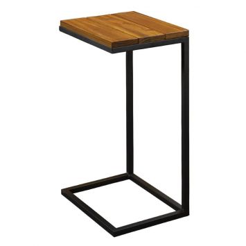 Mesa de Apoio para Sofá Turim Bandeja Madeira 65 cm