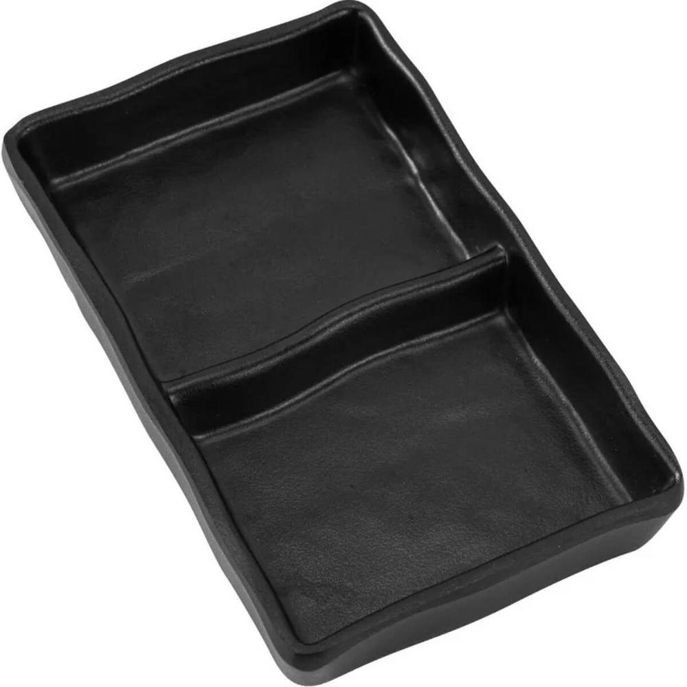 10 Molheiras de Melamina 2 Divisórias 60ml Porta Molhos para Servir Restaurante Profissional