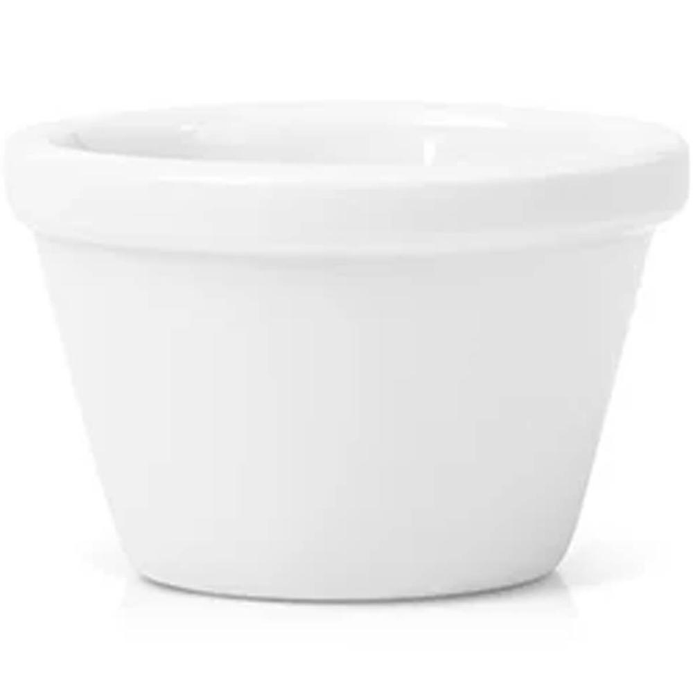 10 Ramekins Melamina Branco 50ml Profissional 6cm Porta Molhos Caldas Doces
