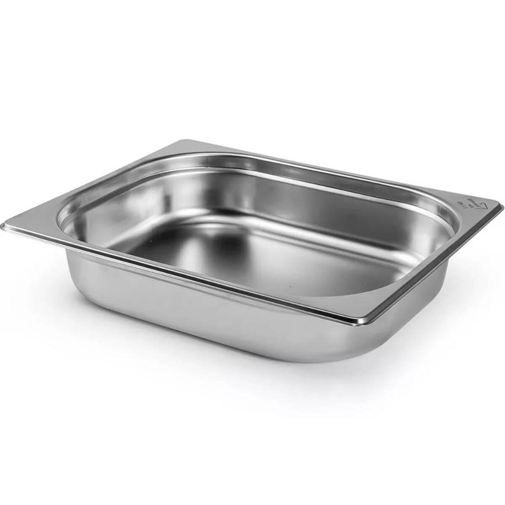 20 Cubas Gastronômicas Inox 1/2 para Restaurante 65mm Buffet 4,21L Self Service 32,5x26cm