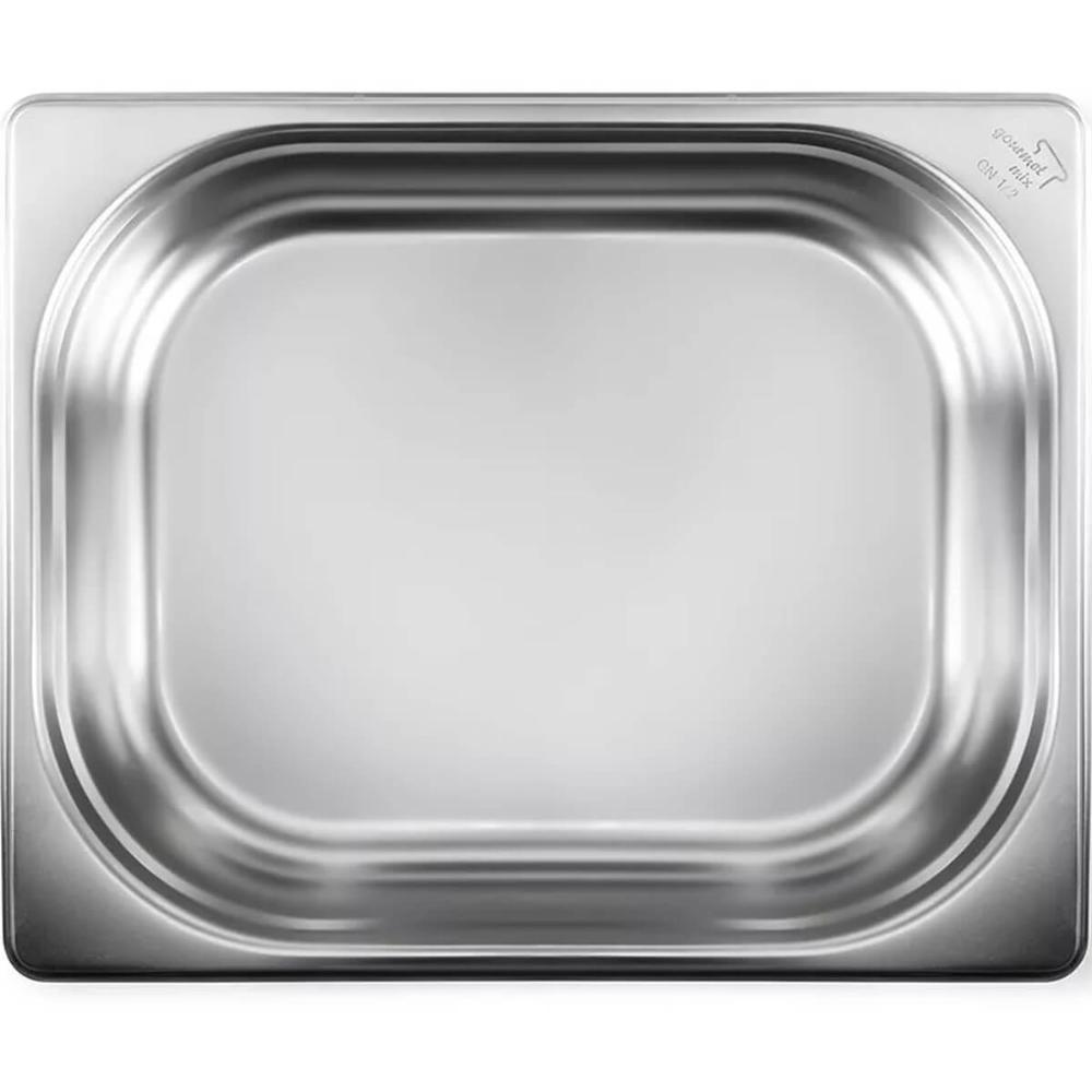 20 Cubas Gastronômicas Inox 1/2 para Restaurante 65mm Buffet 4,21L Self Service 32,5x26cm