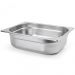 3 Cubas Gastronômicas Inox 6,41L 1/2 Restaurante Buffet Rechaud Gourmet Mix