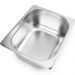 4 Cubas 1/2 Buffet Restaurante Inox Escovado 9,5L 32,5x26,5x15cm Gourmet Mix