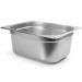 4 Cubas 1/2 Buffet Restaurante Inox Escovado 9,5L 32,5x26,5x15cm Gourmet Mix