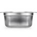 4 Cubas 1/2 Buffet Restaurante Inox Escovado 9,5L 32,5x26,5x15cm Gourmet Mix