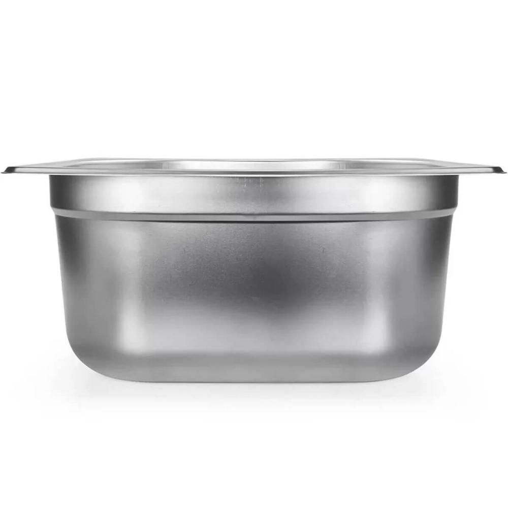 4 Cubas 1/2 Buffet Restaurante Inox Escovado 9,5L 32,5x26,5x15cm Gourmet Mix