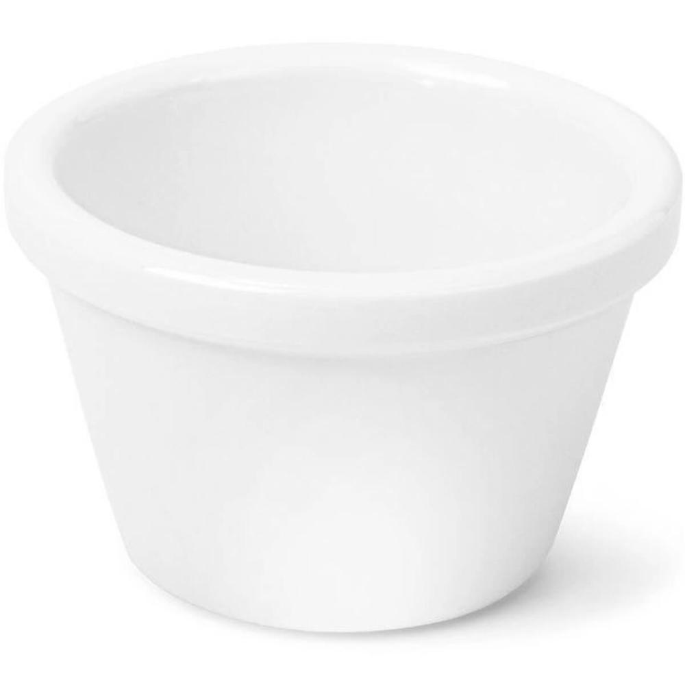 40 Ramekins de Melamina 50ml Branco 6cm para Restaurantes Em
