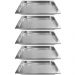 5 Cubas Inox Gastronômicas 1/1 Perfuradas 65mm Buffet 9l Restaurante Cozinha Industrial