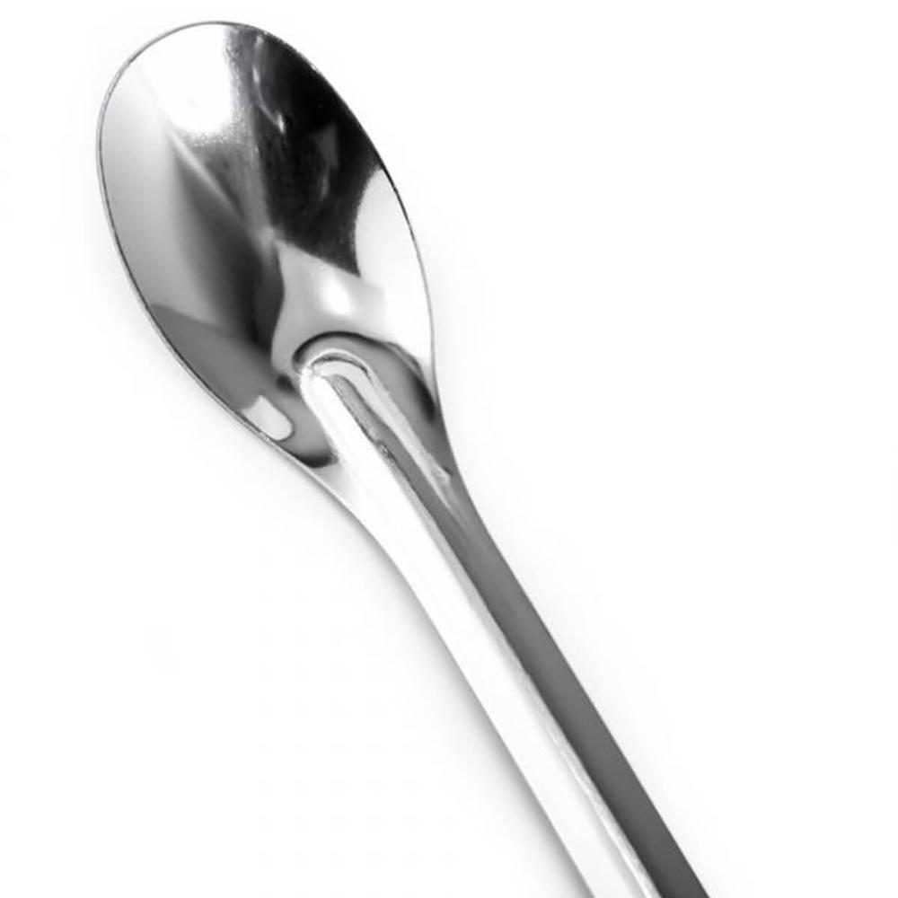 Colher Bailarina 30cm Inox Longa Basic Gourmet Mix Mexer Beb