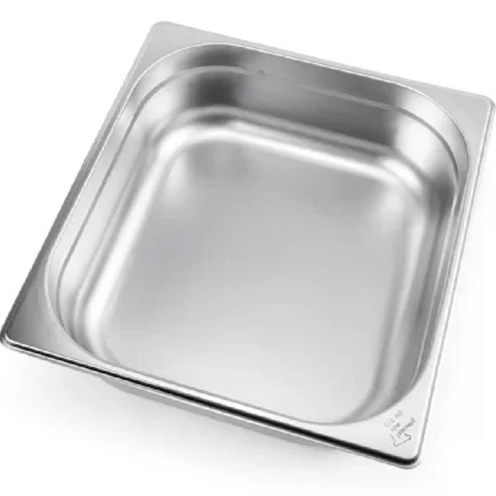 Cuba Gastronômica Inox 2/3 100mm Restaurante 8,86l Buffet 32,4x35,4cm