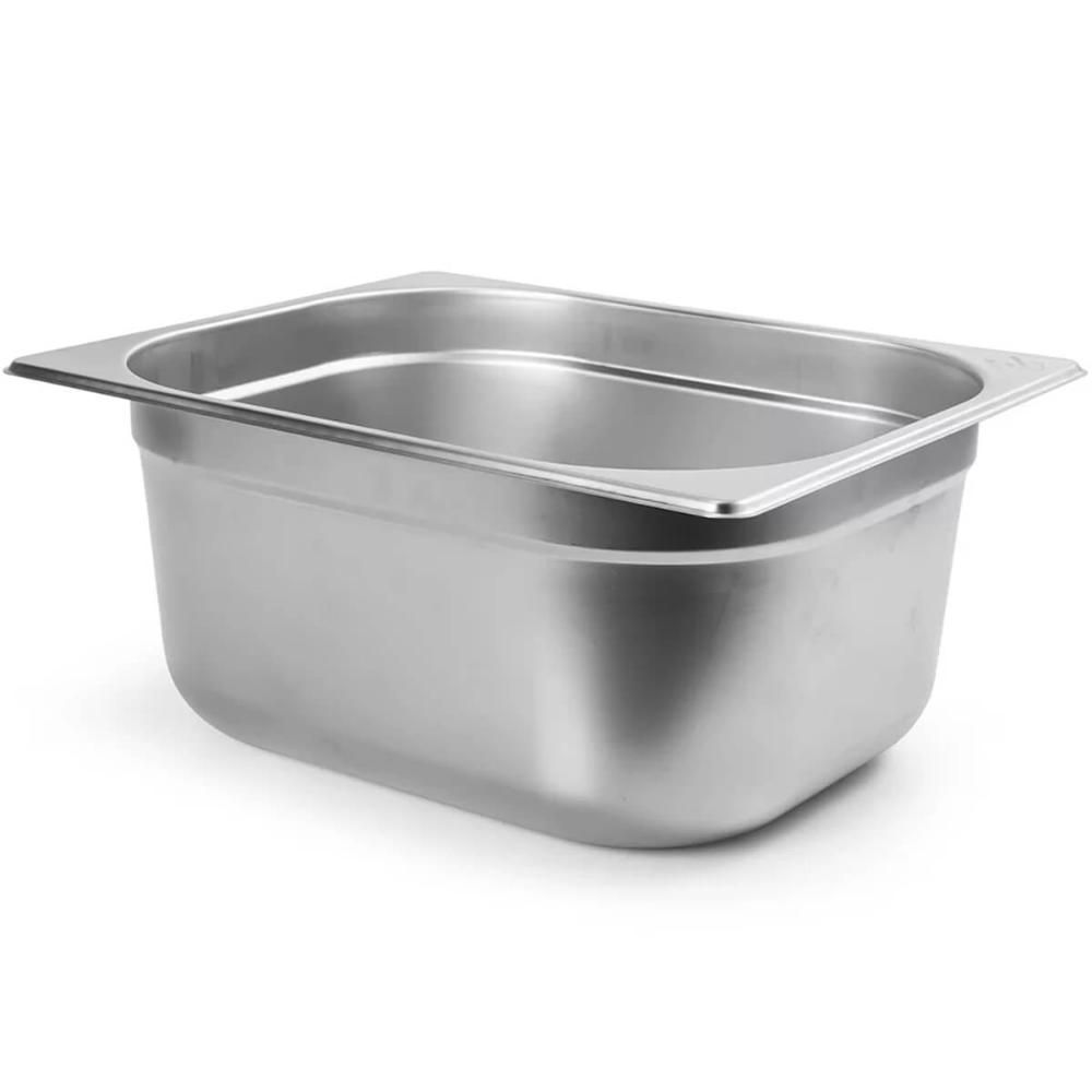Cuba Gastronômica Inox Escovado 9,5L Buffet Restaurante 1/2
