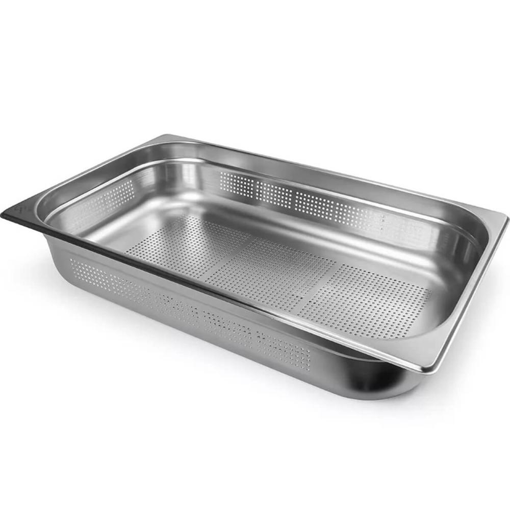 Cuba Inox Gastronômica Perfurada 1/1 Restaurante 14l Buffet