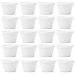 Kit 20 Ramekins Melamina 50ml Branco Porta Molhos Aperitivos Restaurante