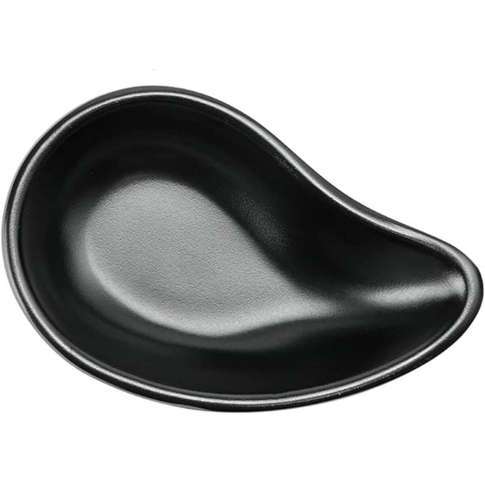 Porta Shoyu Gota 60ml em Melamina Profissional Black Molheir