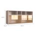 Armário Aéreo One com Vidro 2 Portas Cinnamon