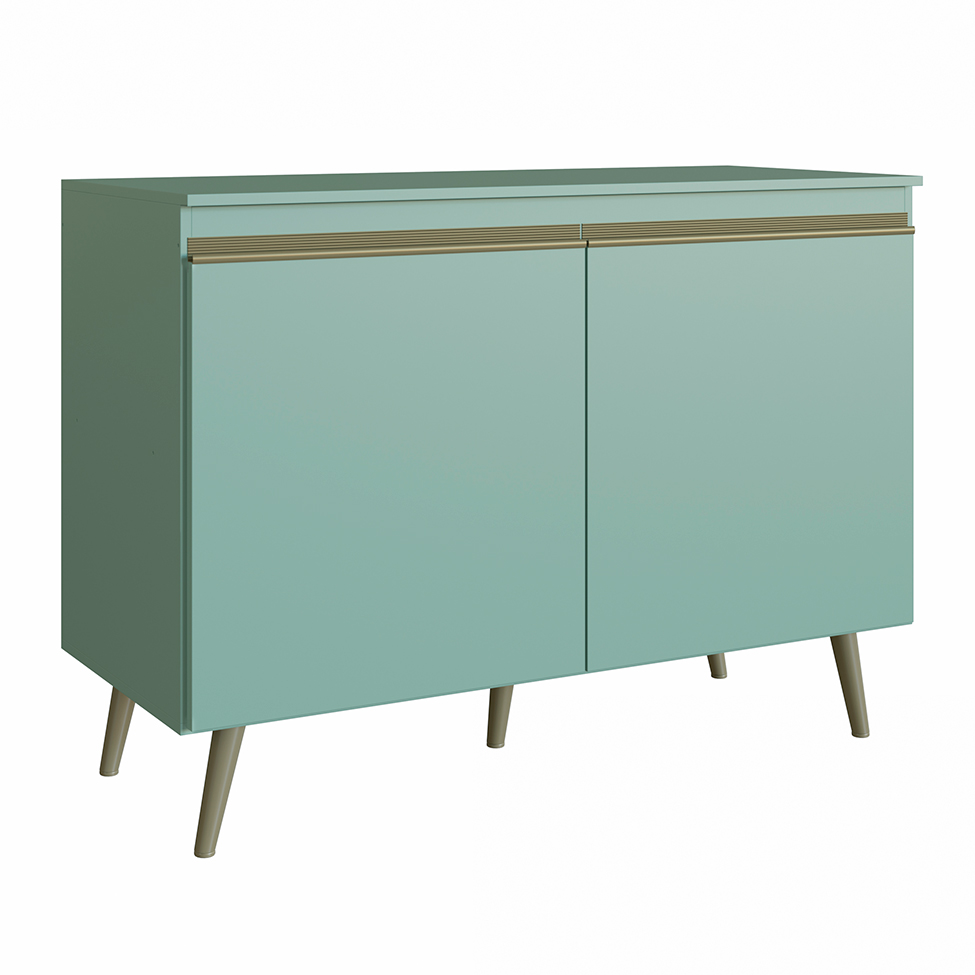 Balcão de Cozinha com Tampo One 2 Portas Verde Bellagio 120 cm