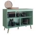 Balcão de Cozinha com Tampo One 2 Portas Verde Bellagio 120 cm