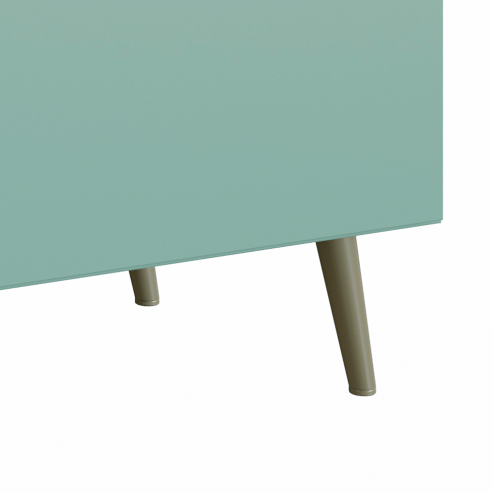 Balcão de Cozinha com Tampo One 2 Portas Verde Bellagio 120 cm