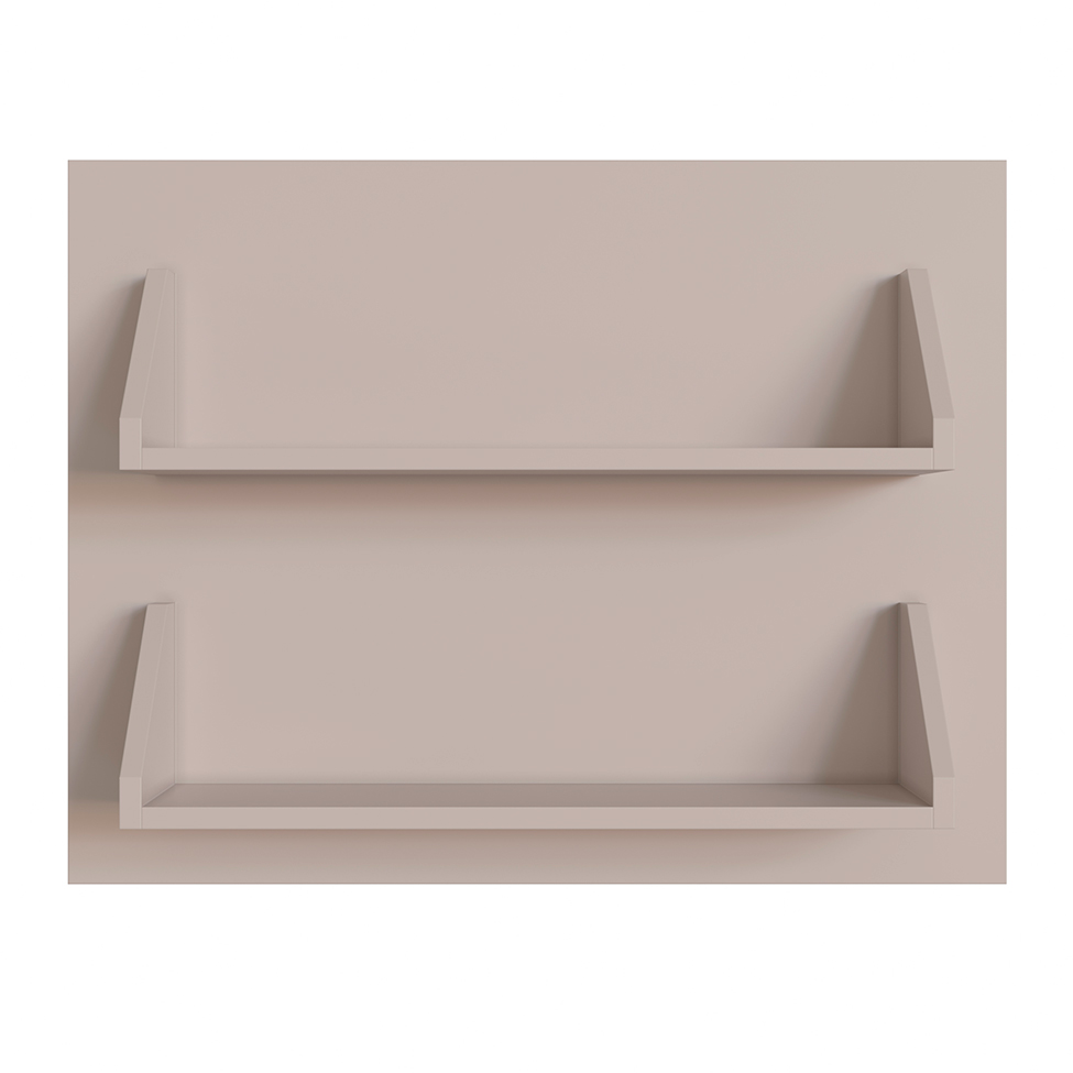 Painel One 2 Prateleiras Cinnamon