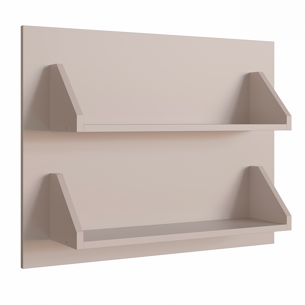 Painel One 2 Prateleiras Cinnamon