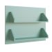Painel One 2 Prateleiras Verde Bellagio