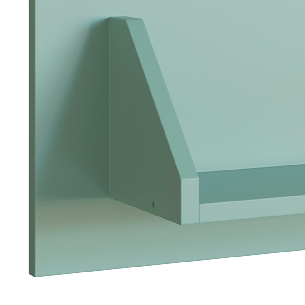 Painel One 2 Prateleiras Verde Bellagio