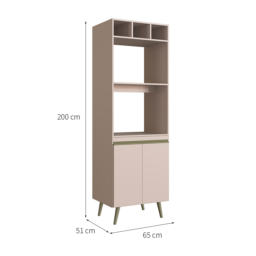 Paneleiro one 2 Portas Cinnamon