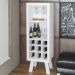 Adega Bar para Sala de Estar Decorativa AD5000 MDP Branco G69 - Gran Belo