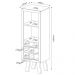 Adega Bar para Sala de Estar Decorativa AD5000 MDP Branco G69 - Gran Belo