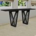 Aparador Decorativo 180cm Giaguaro Preto/Ébano G13 - Gran Belo