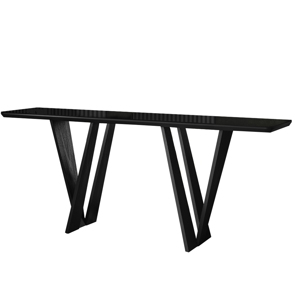 Aparador Decorativo 180cm Shuri Preto/Ébano G13 - Gran Belo