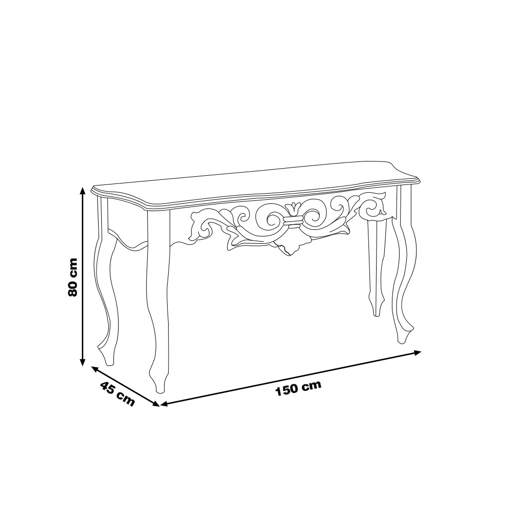 Aparador Decorativo Carlsberg Preto/Imbuia  G71 - Gran Belo