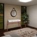 Aparador Decorativo Sala de Estar 2 Gavetas Yara Amêndoa/Off White G68 - Gran Belo