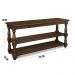 Aparador Mesa Console Para Sala de Estar com Prateleiras Fiore 165x48 Canela - Gran Belo