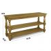 Aparador Mesa Console Para Sala de Estar com Prateleiras Fiore 165x48 Oregon G04 - Gran Belo