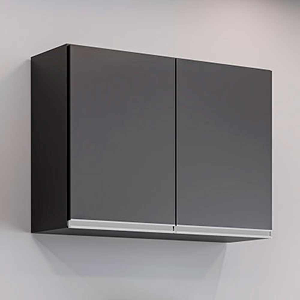 Armário Aéreo Papin MDP/BP Preto G96 - Gran Belo