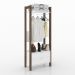 Armário Alto Closet para Escritório Home Office AZ1011 MDP Branco/Nogal G69 - Gran Belo