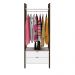 Armário Alto Closet para Escritório Home Office AZ1011 MDP Branco/Nogal G69 - Gran Belo
