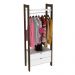 Armário Alto Closet para Escritório Home Office AZ1011 MDP Branco/Nogal G69 - Gran Belo