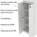 Armário Alto com Tranca para Escritório Home Office ME4151 MDP Branco G69 - Gran Belo