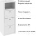 Armário Arquivo para Escritório Home Office ME4118 MDP Branco G69 - Gran Belo