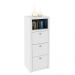 Armário Arquivo para Escritório Home Office ME4118 MDP Branco G69 - Gran Belo