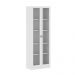 Armário Estante Alto Porta de Vidro ME4115 MDP Branco G69