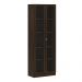 Armário Estante Alto Porta de Vidro ME4115 MDP Rustico G69 - Gran Belo