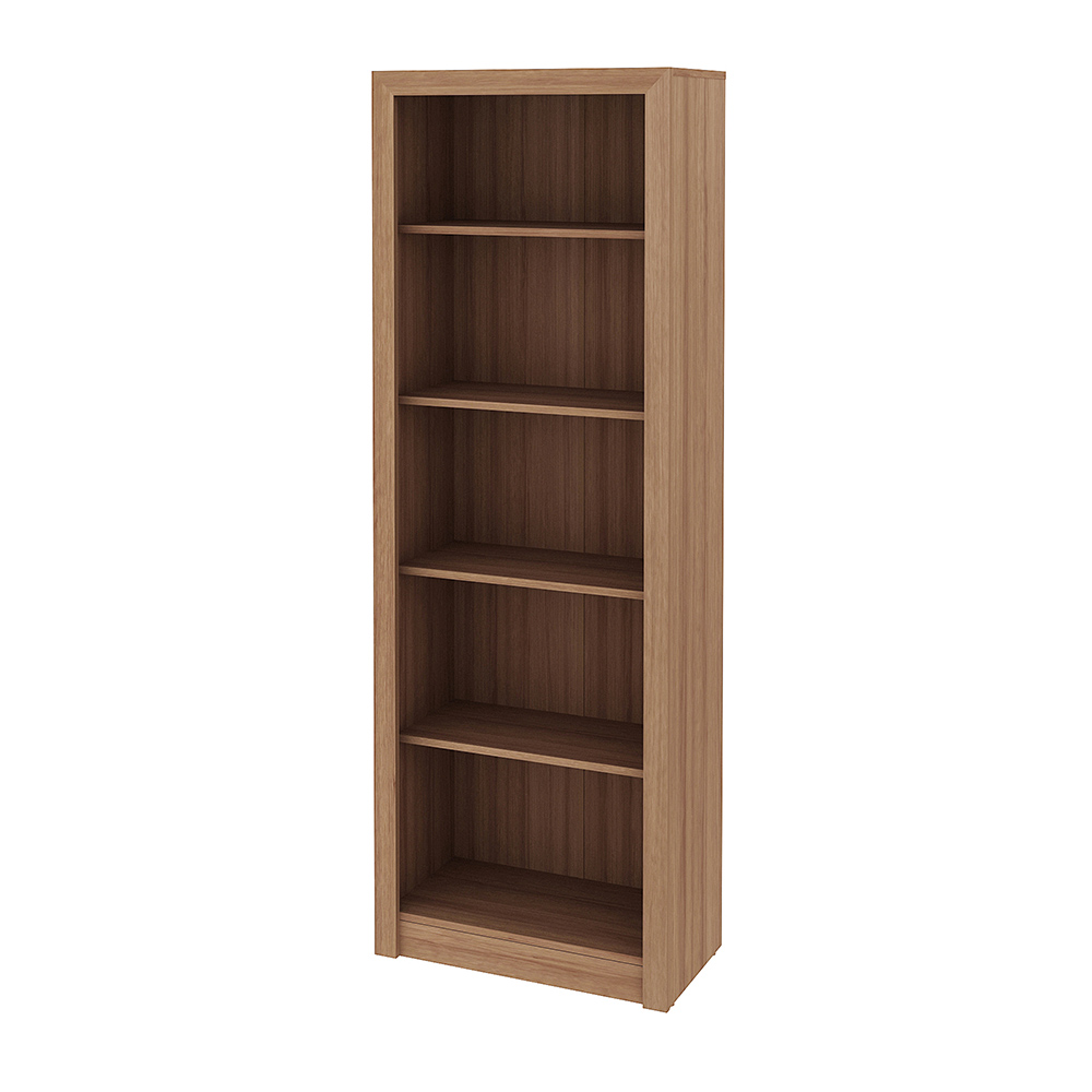 Armário Estante Alto para Escritório Home Office ME4104 MDP Amendoa G69 - Gran Belo