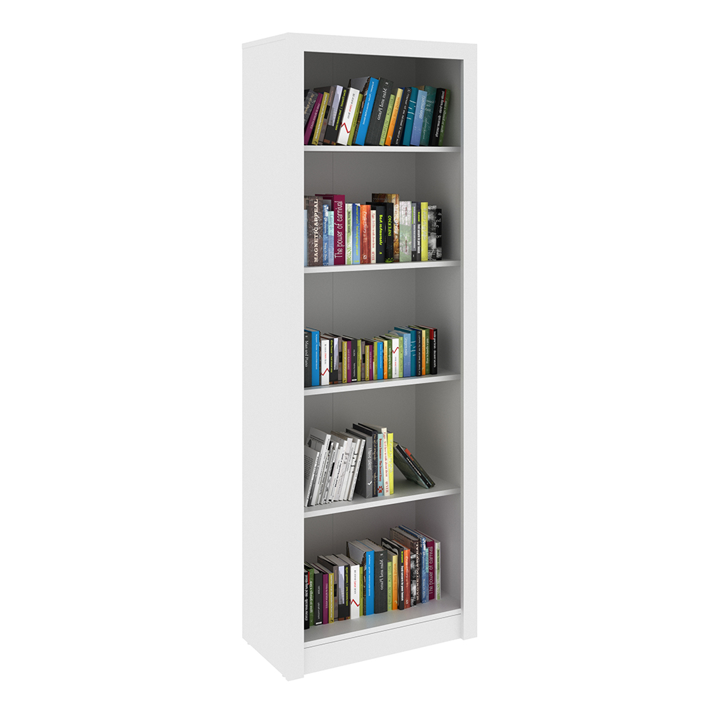 Armário Estante Alto para Escritório Home Office ME4104 MDP Branco G69 - Gran Belo