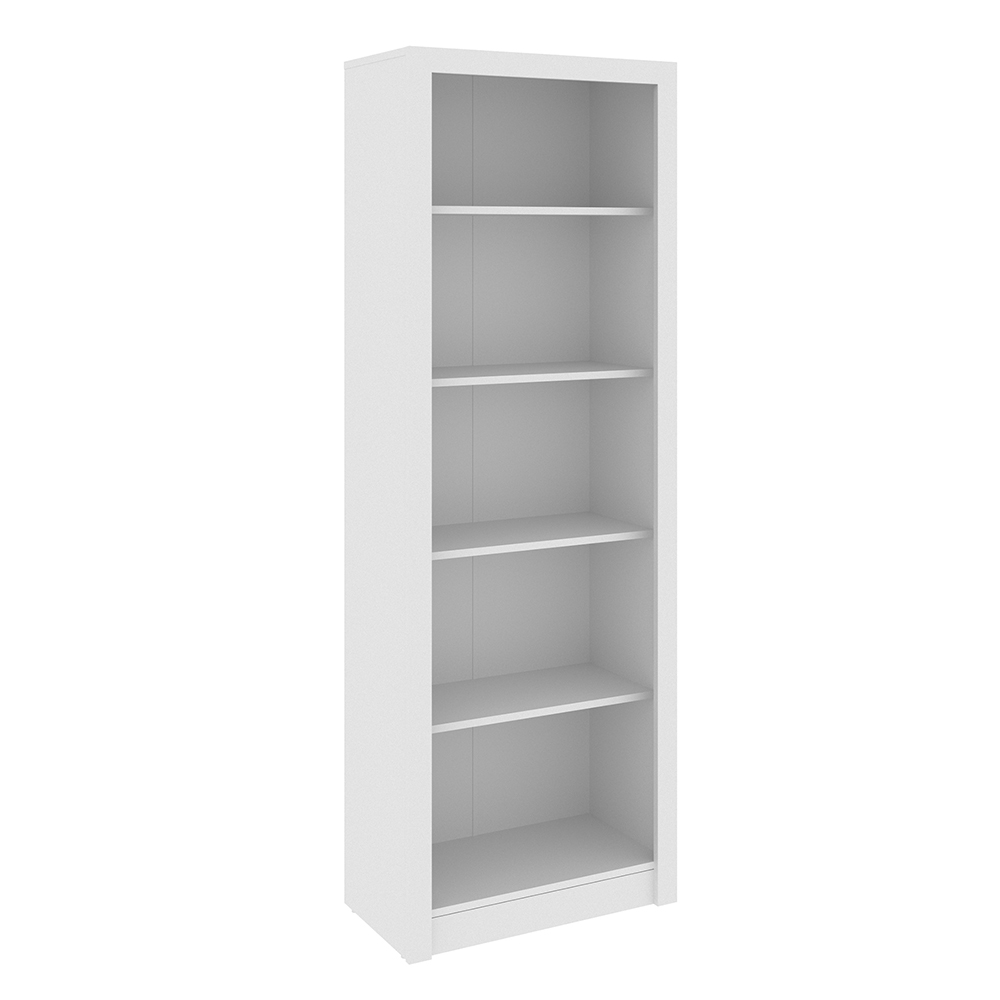 Armário Estante Alto para Escritório Home Office ME4104 MDP Branco G69 - Gran Belo