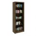 Armário Estante Alto para Escritório Home Office ME4104 MDP Nogal G69 - Gran Belo