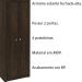 Armário Estante Alto para Escritório Home Office ME4105 MDP Rustico G69 - Gran Belo
